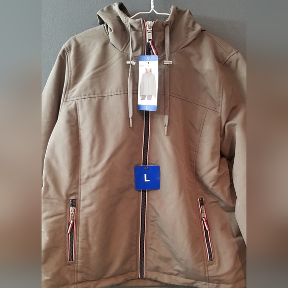 Women's Tommy Hilfiger Grey L Coat - Picture 10 of 11